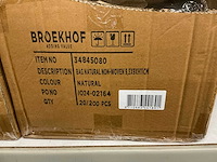 Partij bag natural non-woven 9,5x9xh11cm (340x) - afbeelding 6 van  6