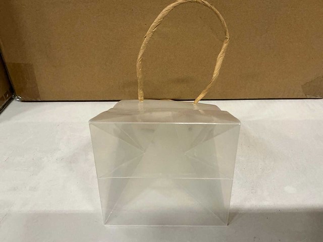 Partij bag natural pp 9,5x9x11cm transparant (3000x) - afbeelding 3 van  5