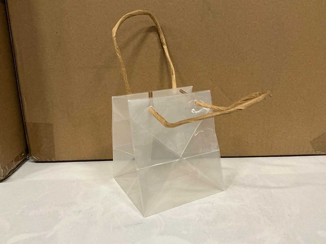Partij bag natural pp 9,5x9x11cm transparant (3940x) - afbeelding 1 van  3