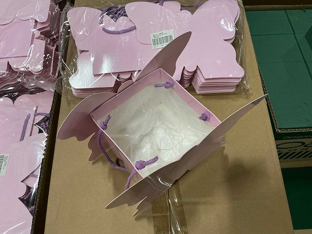 Partij bag papilo 11x11x9,5cm lilac (1440x) - afbeelding 2 van  6