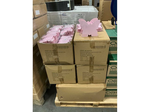 Partij bag papilo 11x11x9,5cm lilac (1440x) - afbeelding 5 van  6