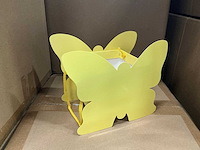 Partij bag papilo 11x11x9,5cm yellow (1850x)