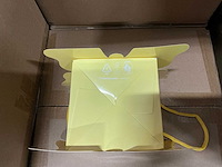 Partij bag papilo 11x11x9,5cm yellow (1850x) - afbeelding 3 van  5