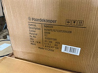 Partij bag pastel felt 12,5x11,5xh14,5cm green (1400x) - afbeelding 3 van  7