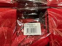 Partij bag pastel felt 12,5x11,5xh14,5cm red (600x) - afbeelding 4 van  4