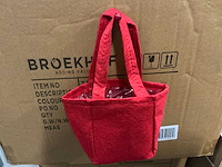 Partij bag pastel felt red (600x) - afbeelding 1 van  5