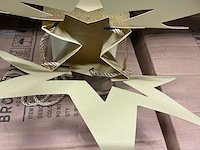 Partij bag single star cardboard 12x15xh15cm gold (1900x) - afbeelding 1 van  3