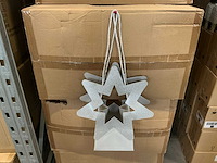 Partij bag single star cardboard 12x15xh15cm silver (1600x) - afbeelding 1 van  3