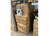 Partij bag single star cardboard 12x15xh15cm silver (1600x) - afbeelding 3 van  3