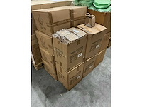 Partij bag sporty carton 12,5x11,5xh12,5cm taupe (2400x) - afbeelding 4 van  5