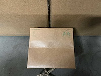 Partij bag sporty carton 9,5x8,5xh9,5cm light green (1600x) - afbeelding 3 van  6