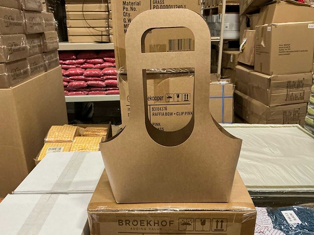 Partij bag twinny carton 23x10xh12,5/38cm (900x) - afbeelding 1 van  3