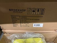 Partij bag words pp 24/12x11xh26cm yellow (500x) - afbeelding 3 van  5