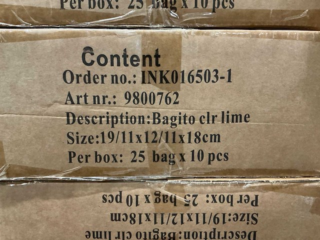 Partij bagito clr lime 19/11x12/11x18cm (8750x) - afbeelding 4 van  6