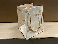 Partij bags birdie creme 12/12x15/15x18cm (720x) - afbeelding 1 van  4