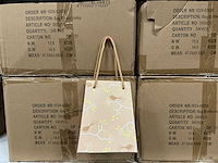 Partij bags birdie creme 12/12x15/15x18cm (750x) - afbeelding 2 van  5