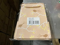 Partij bags birdie creme 12/12x15/15x18cm (750x) - afbeelding 4 van  5