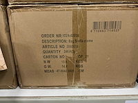 Partij bags birdie creme 12/12x15/15x18cm (750x) - afbeelding 5 van  5