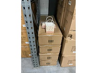 Partij bags botany white kraft 12x12xh12cm brown (1600x) - afbeelding 1 van  4