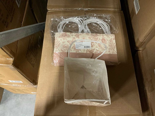 Partij bags botany white kraft 12x12xh12cm brown (1600x) - afbeelding 2 van  4