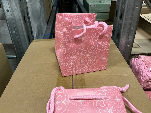 Partij bags classique pink 10,5x10,5x10,5cm (2230x) - afbeelding 2 van  8
