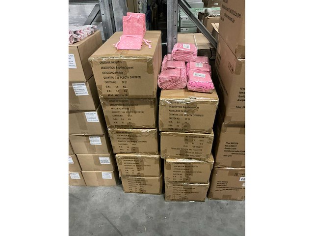 Partij bags classique pink 10,5x10,5x10,5cm (2230x) - afbeelding 4 van  8