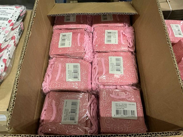 Partij bags classique pink 10,5x10,5x10,5cm (2230x) - afbeelding 6 van  8