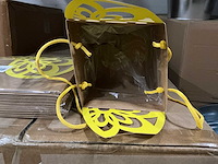 Partij bags easter surprise 13x13x13/23.2cm yellow (1830x) - afbeelding 4 van  7