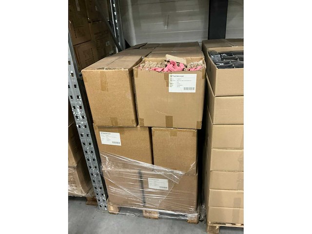 Partij bags foxy jute pink 12,5x12x5xh12,5cm (1890x) - afbeelding 5 van  6