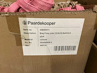 Partij bags foxy jute pink 12,5x12x5xh12,5cm (1890x) - afbeelding 6 van  6