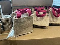 Partij bags foxy jute red (1260x) - afbeelding 2 van  7