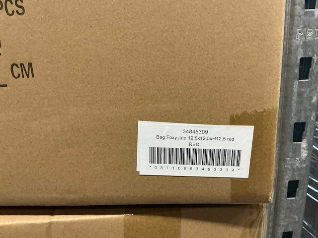 Partij bags foxy jute red (1260x) - afbeelding 5 van  7