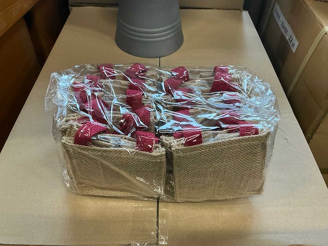 Partij bags foxy jute red (1260x) - afbeelding 7 van  7