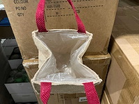 Partij bags foxy jute red 14,5x14,5,14,5cm (900x) - afbeelding 2 van  7