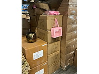 Partij bags happy hearts 24x11xh20cm pink (2180x) - afbeelding 2 van  5