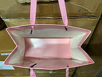 Partij bags happy hearts 24x11xh20cm pink (2180x) - afbeelding 3 van  5