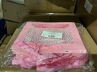 Partij bags happy hearts 24x11xh20cm pink (2180x) - afbeelding 5 van  5