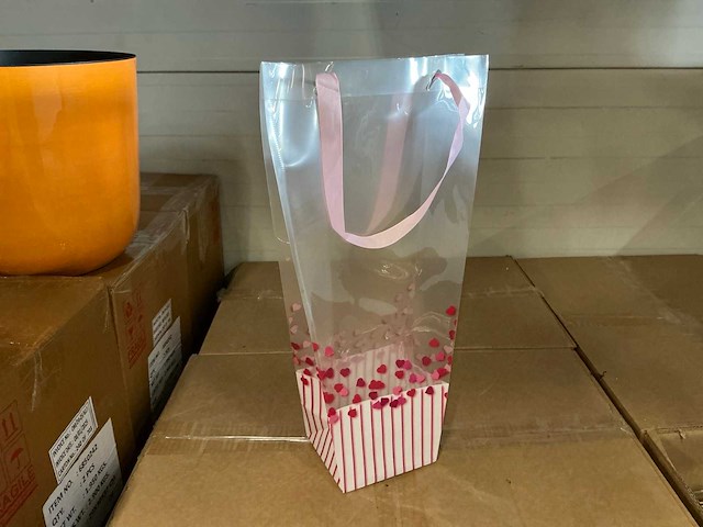 Partij bags hearts 45x24/12x11cm (1000x) - afbeelding 1 van  5