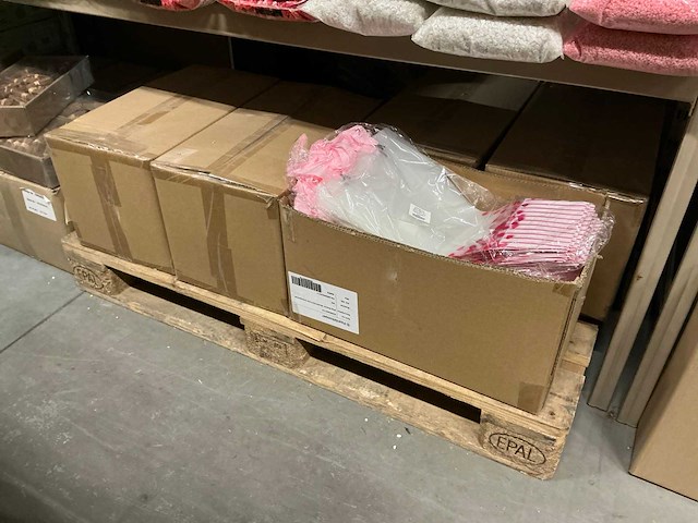 Partij bags hearts 45x24/12x11cm (1000x) - afbeelding 3 van  5