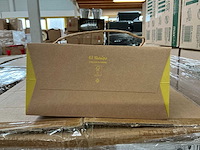 Partij bags kraft el paraiso yellow 22x11x13cm (2160x) - afbeelding 5 van  8