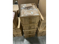 Partij bags leaf calathea carton 16x12x22cm silver (400x) - afbeelding 4 van  7