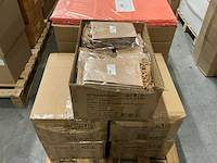 Partij bags leaf calathea carton 16x12x22cm silver (500x) - afbeelding 4 van  7