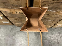 Partij bags leaf calathea carton 16x12x22cm silver (940x) - afbeelding 4 van  6