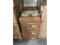 Partij bags natural non-woven 12,5x11,5xh14,5cm artificial jute (1200x) - afbeelding 6 van  6