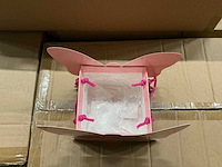 Partij bags papilo 11x11x9,5cm pink (1680x) - afbeelding 2 van  6