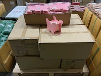 Partij bags papilo 11x11x9,5cm pink (1680x) - afbeelding 5 van  6