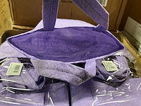 Partij bags pastel felt 12,5x11,5xh14,5cm lilac (1400x) - afbeelding 3 van  5