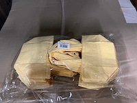 Partij bags pastel felt 9,5x9xh11cm yellow (2000x) - afbeelding 5 van  6