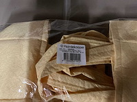 Partij bags pastel felt 9,5x9xh11cm yellow (2000x) - afbeelding 6 van  6