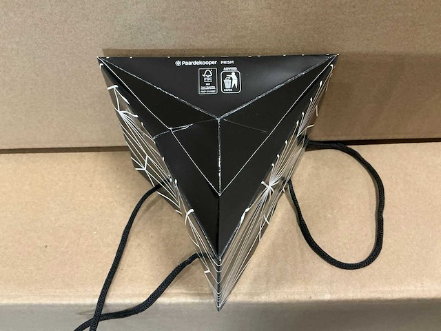 Partij bags prism 17x13cm black/white (4400x) - afbeelding 3 van  5